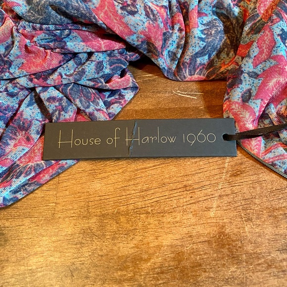 ✨HOUSE OF HARLOW 1960 Floral Ruched Cocktail Bodycon Dress✨ NWT - Picture 4 of 9